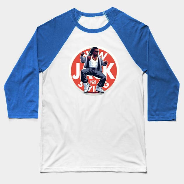 New Jack Swing V3 Baseball T-Shirt by PopCultureShirts